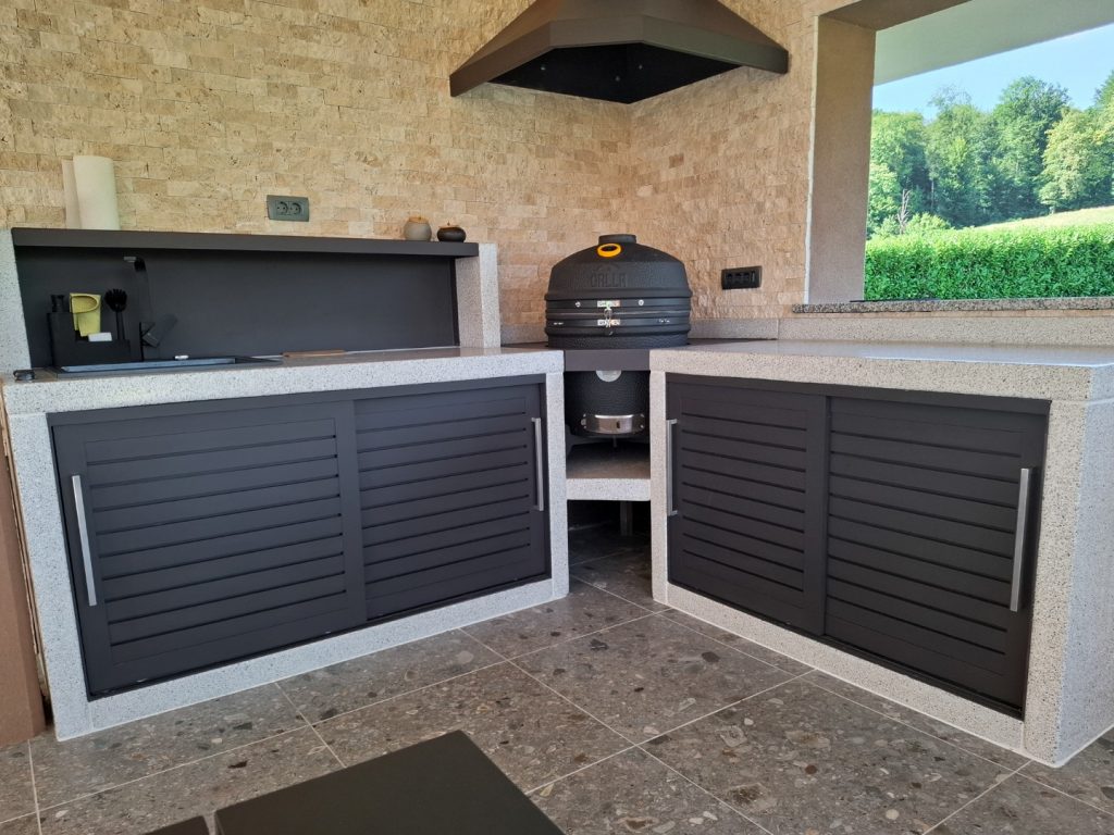 gradnja letne kuhinje